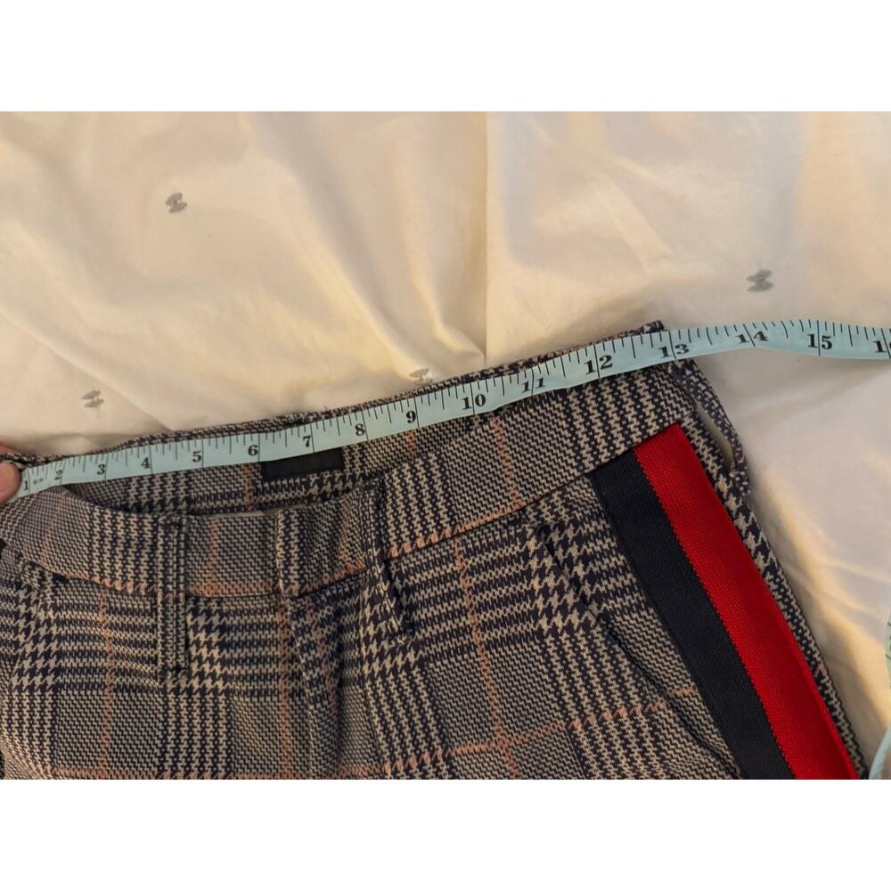 Mother Pants Women’s Size 25 Blue Pink Shaker Prep Fray Killing Time Crop Slim - Picture 12 of 14